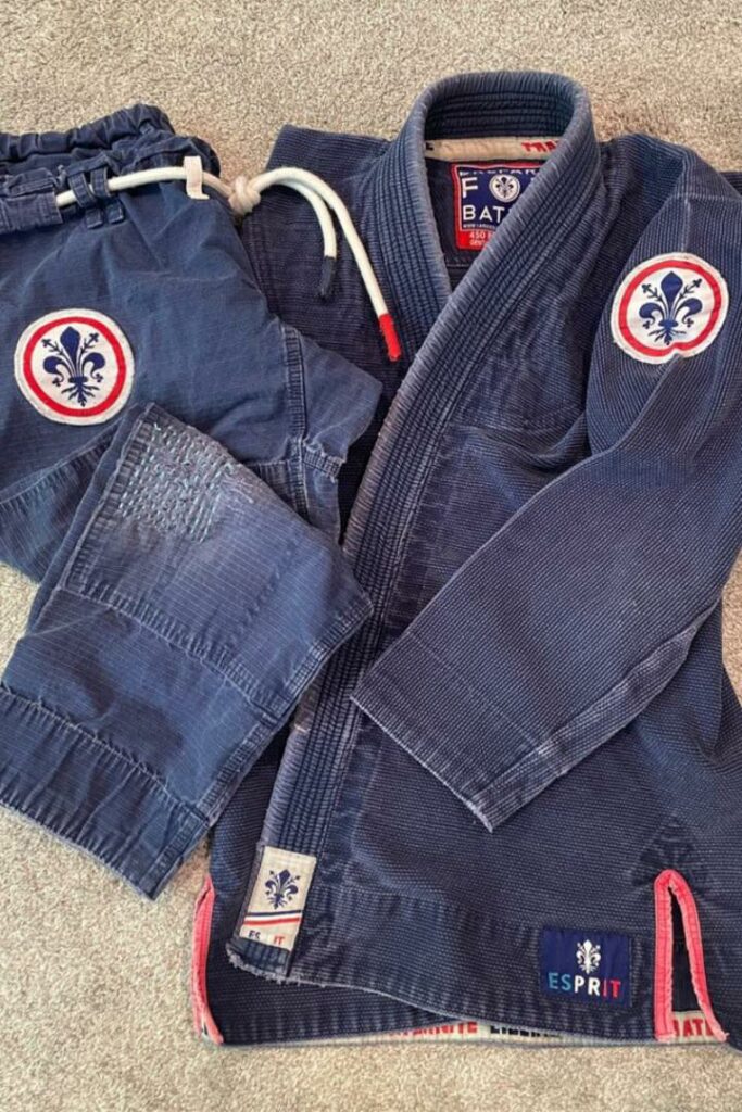 Brazilian Jiu-Jitsu gi detail